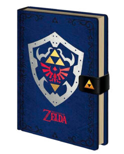 LIBRETA PREMIUM THE LEGEND OF ZELDA HYLIAN SHIELD AZUL