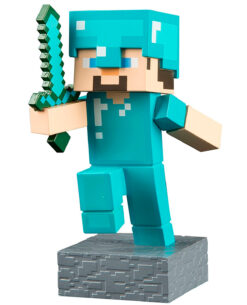 FIGURA DE PLASTICO MINECRAFT DIAMOND STEVE
