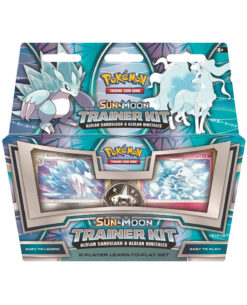 CAJA POKEMON TRADING CARD GAME SUN AND MOON ALOLAN SANDSLASH AND NINTALES TRAINER KIT