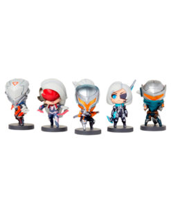 SET DE MINI FIGURAS LEAGUE OF LEGENDS EQUIPO PROYECTO