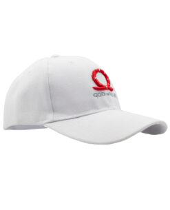 GORRA CLASICA GOD OF WAR LOGO VERTICAL BLANCA