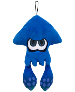 PELUCHE SPLATOON INKLING SQUID AZUL 23 CM