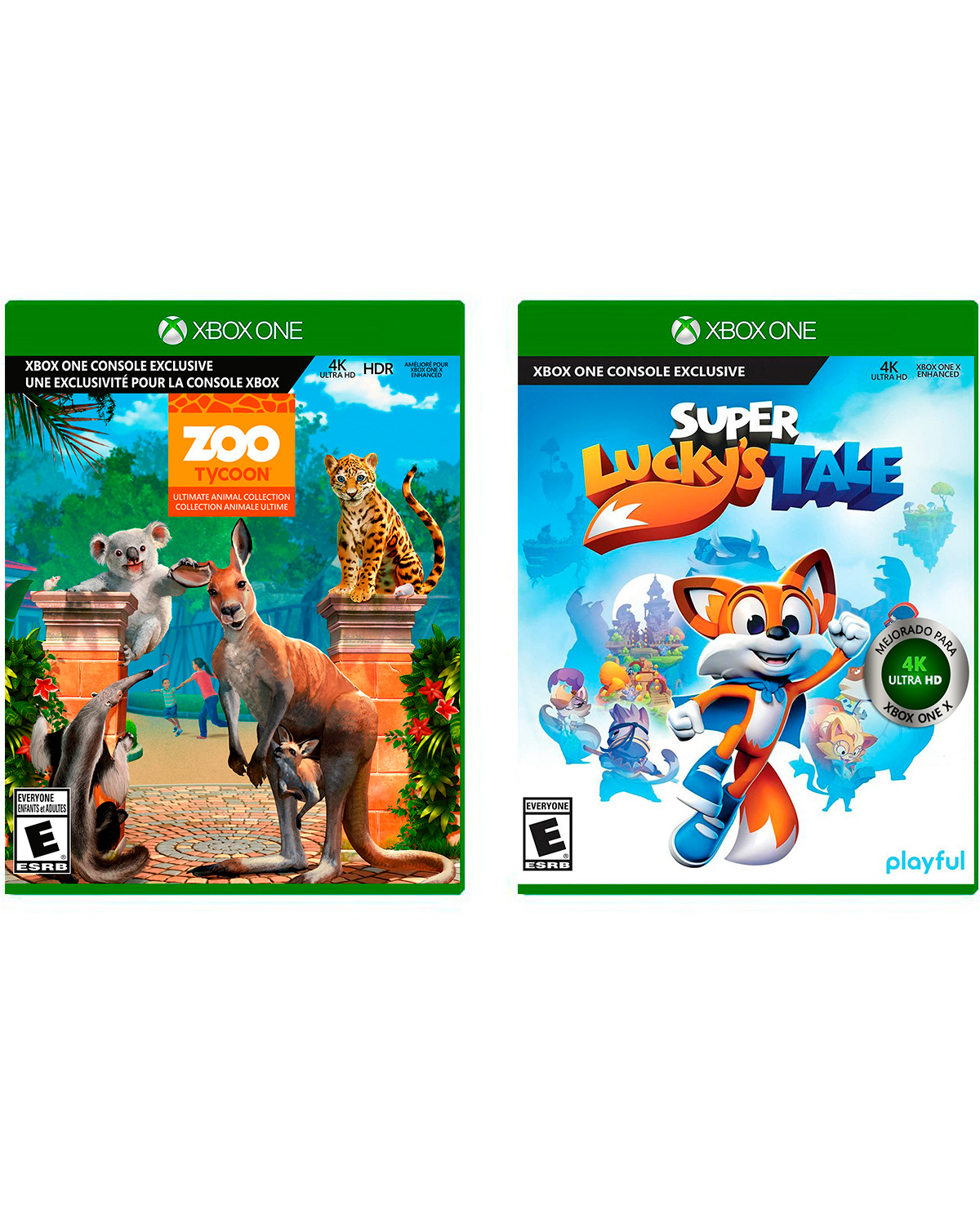 PAQUETE SUPER LUCKYS TALE Y ZOO TYCOON ULTIMATE ANIMAL COLLECTION