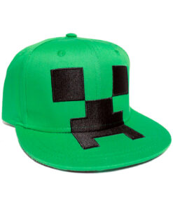 GORRA SNAPBACK MINECRAFT CREEPER VERDE