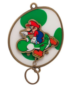 LLAVERO METALICO CON IMAN SUPER MARIO YOSHI
