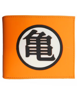 CARTERA NARANJA DRAGON BALL Z GOKU LOGO