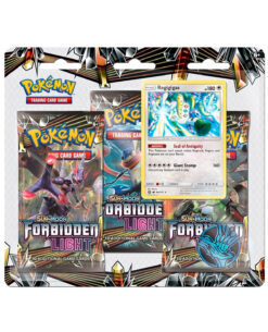 TRIPLE SOBRE POKEMON TRADING CARD GAME SUN AND MOON FORBIDDEN LIGHT REGIGIGAS