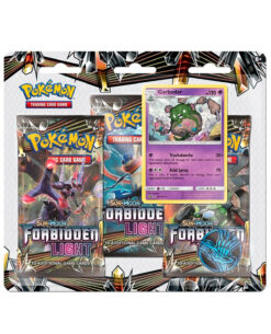 TRIPLE SOBRE POKEMON TRADING CARD GAME SUN AND MOON FORBIDDEN LIGHT GARBODOR