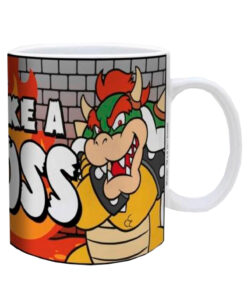TAZA DE CERAMICA SUPER MARIO BOWSER LIKE A BOSS
