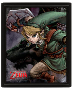 CUADRO LENTICULAR 3D THE LEGEND OF ZELDA TWILIGHT PRINCESS