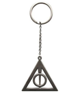 LLAVERO METALICO HARRY POTTER DEATHLY HALLOWS LOGO