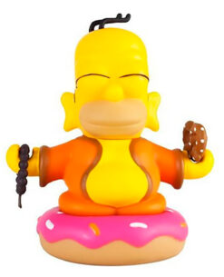 FIGURA LOS SIMPSONS BUDHA HOMERO CHICO