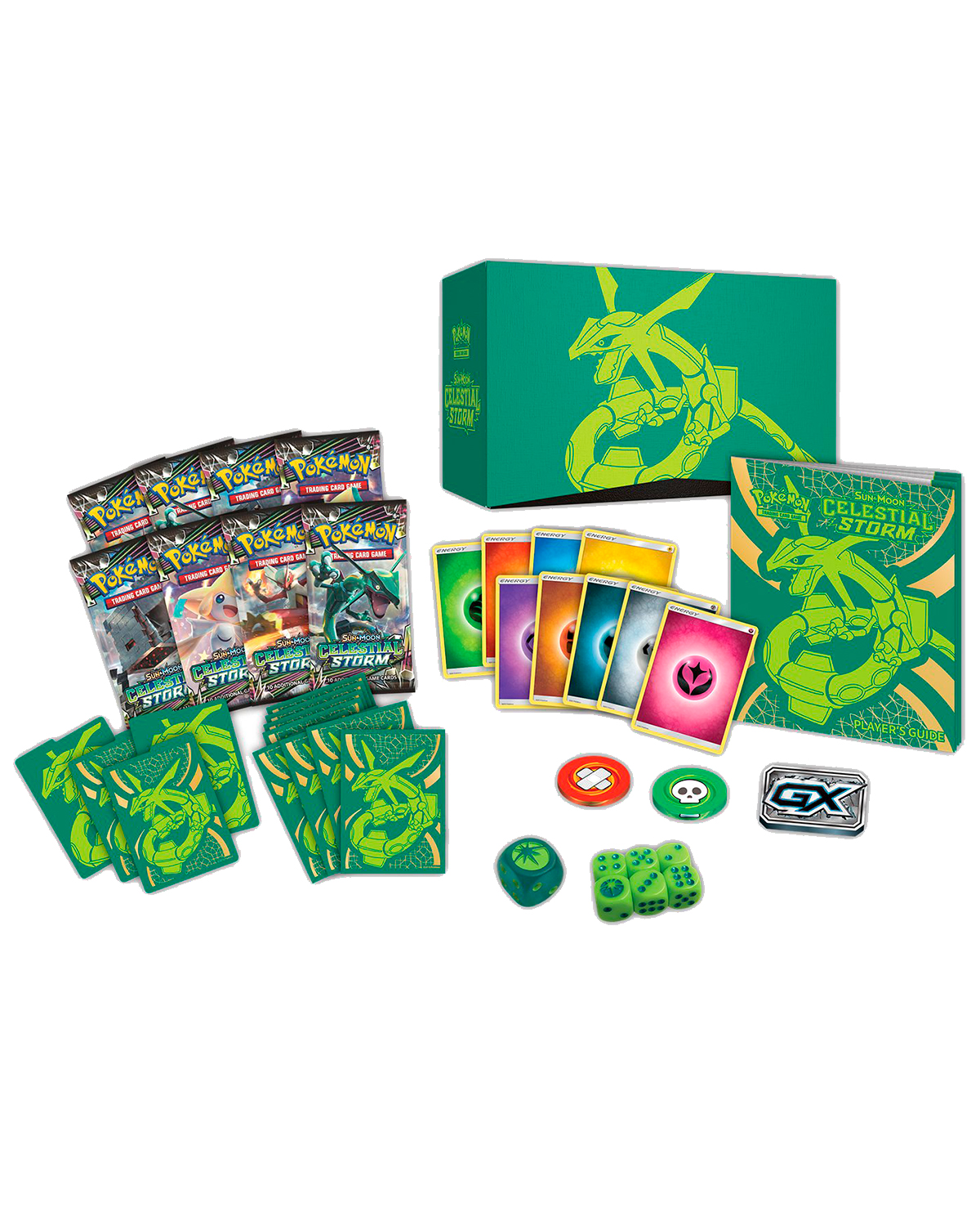 CAJA POKEMON TRADING CARD GAME SUN AND MOON CELESTIAL STORM ELITE TRAINER - Image 2