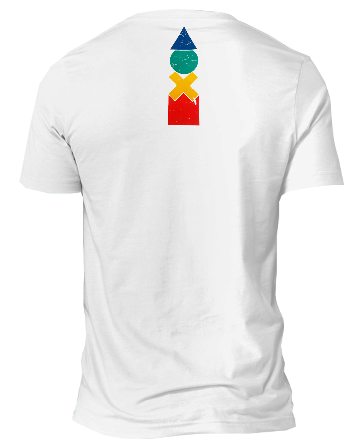 PLAYERA PLAYSTATION LOGO RETRO BLANCA CHICA - Image 2