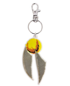 LLAVERO CON GANCHO HARRY POTTER SNITCH DORADA