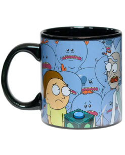 TAZA DE CERAMICA SENSIBLE AL CALOR RICK AND MORTY MR MEESEEKS