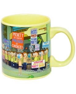 TAZA DE CERAMICA RICK AND MORTY DESFILE