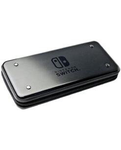 ESTUCHE METALICO NINTENDO SWITCH LOGO NEGRO