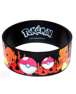 PULSERA NEGRA POKEMON CHARMANDER