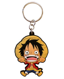 LLAVERO DE PLASTICO ONE PIECE LUFFY