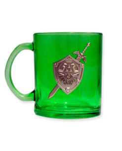 TAZA DE VIDRIO THE LEGEND OF ZELDA HYLIAN SHIELD