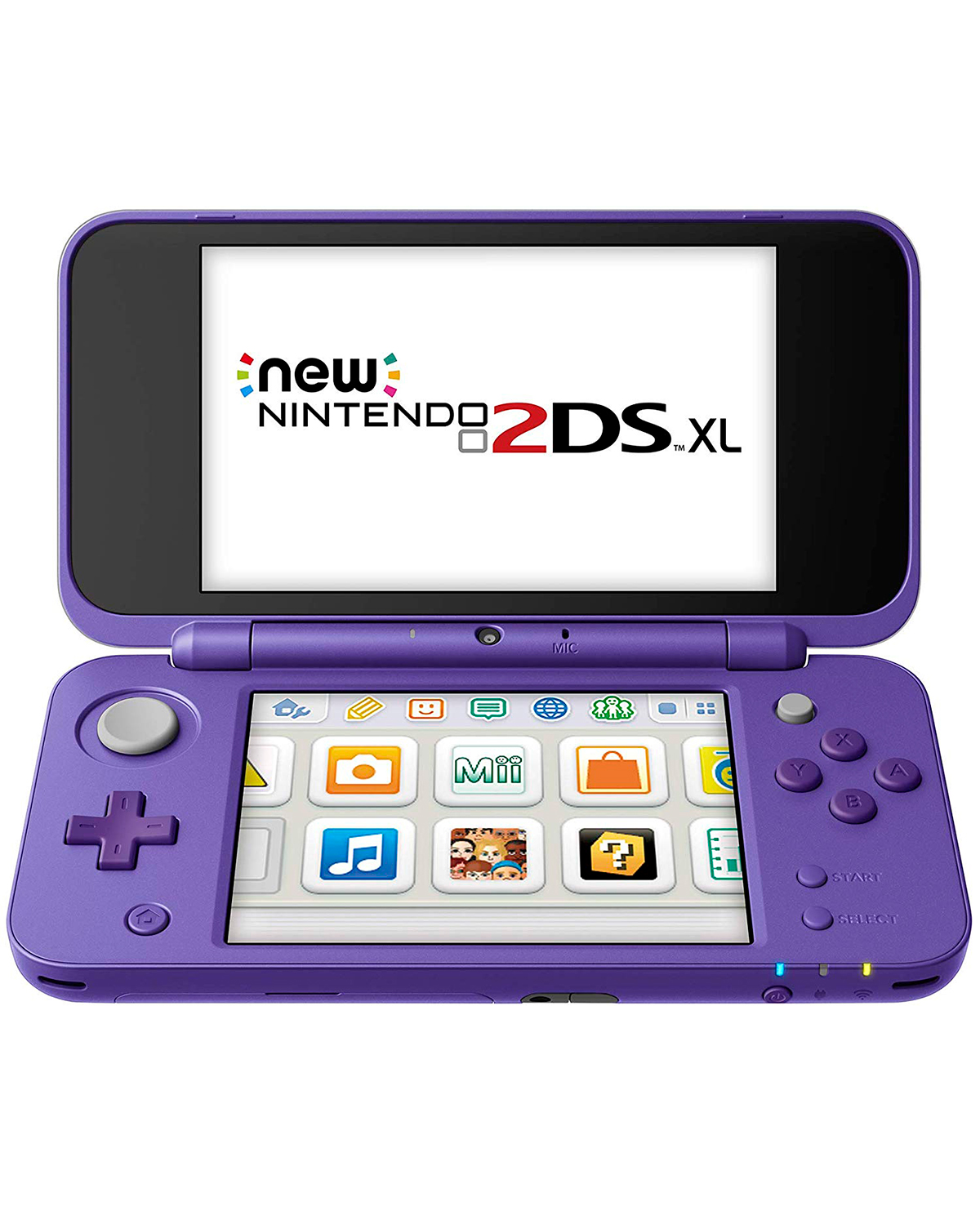 CONSOLA NEW NINTENDO 2DS XL MORADO Y PLATA CON MARIO KART 7 - Image 3