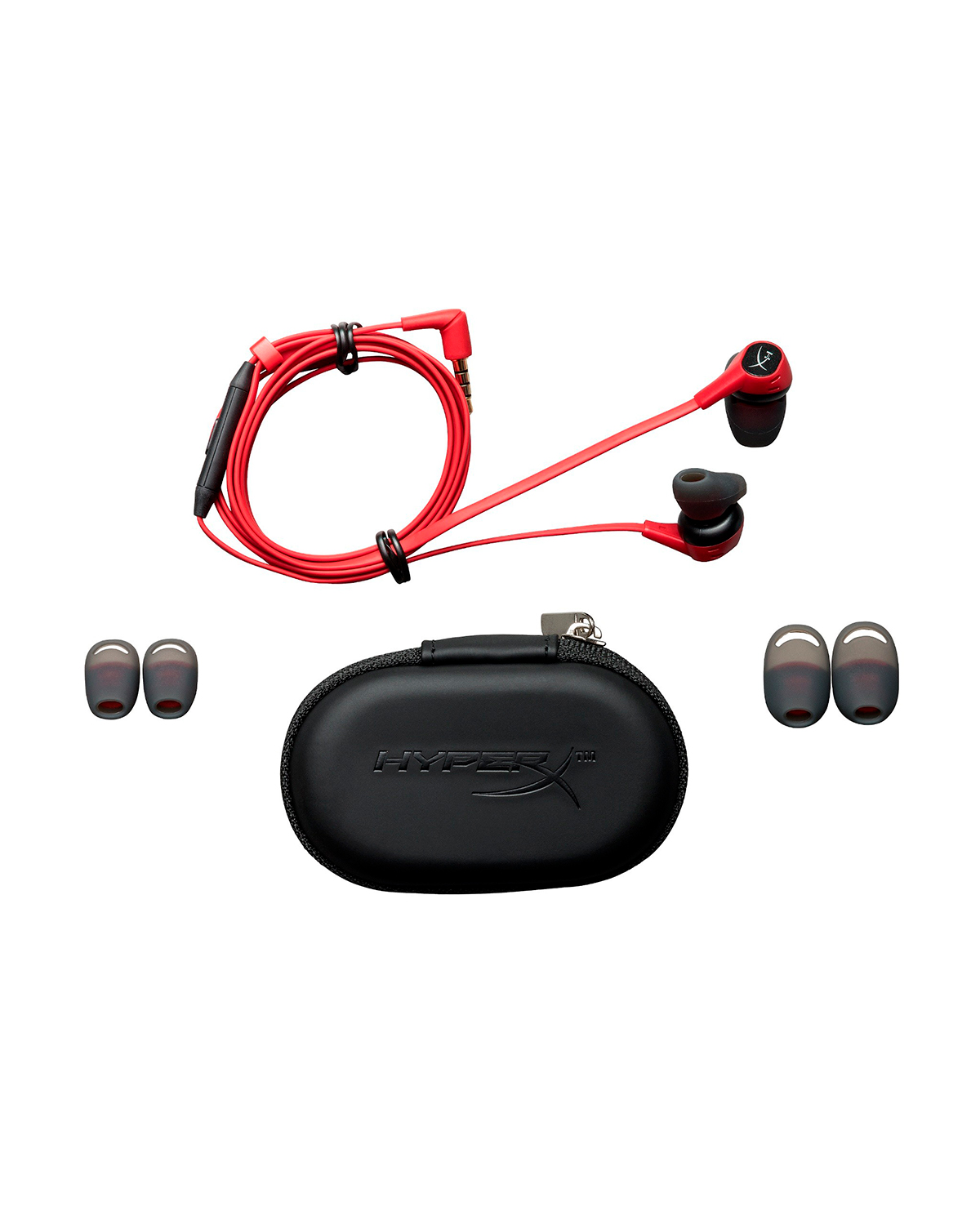AUDIFONOS EARBUDS HYPERX CLOUD ROJOS - Image 2