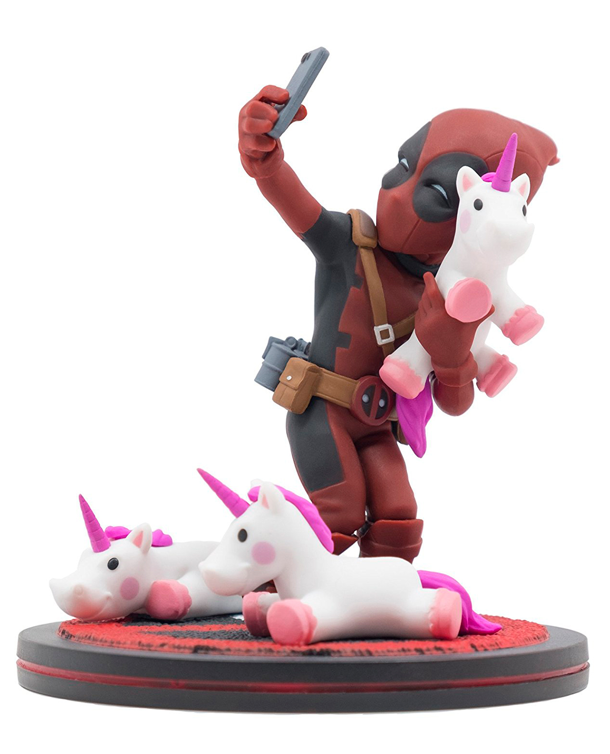 FIGURA Q FIG DEADPOOL UNICORN SELFIE