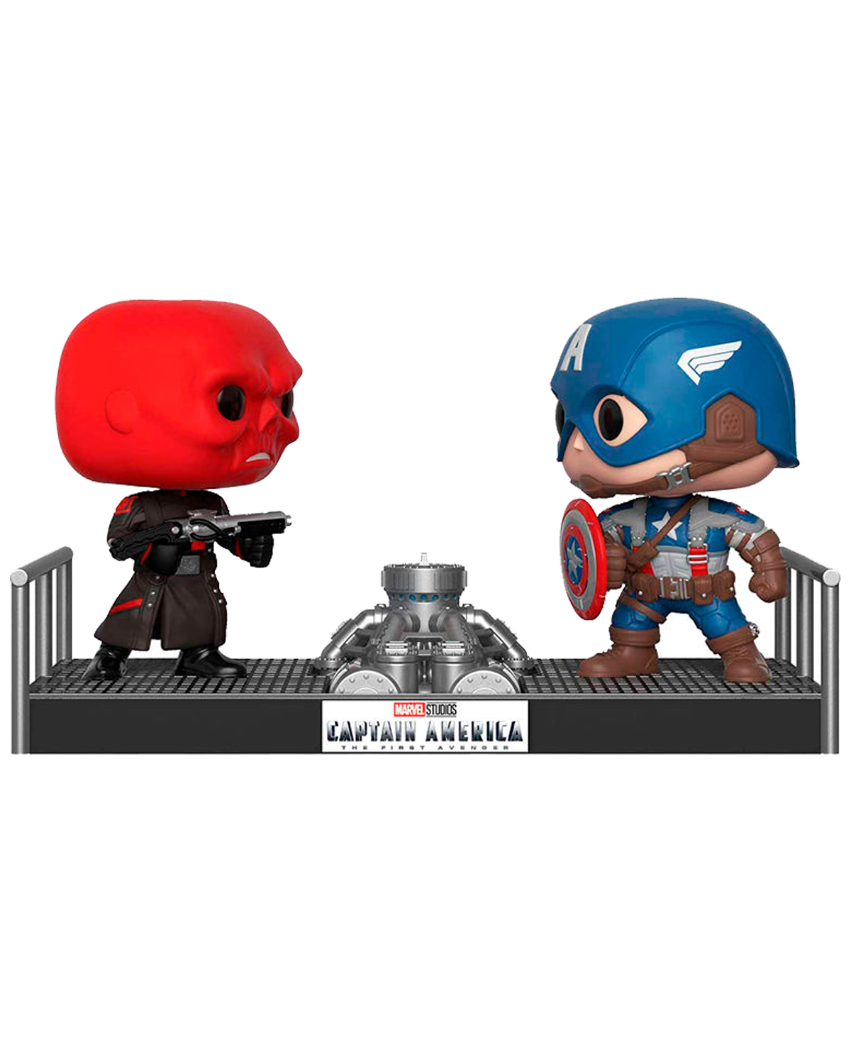 FIGURA POP CAPITAN AMERICA VS RED SKULL