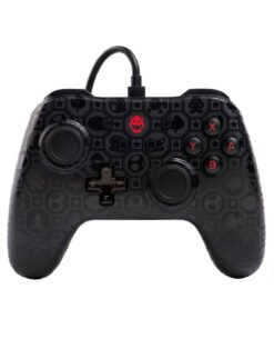 CONTROL NINTENDO SWITCH ALAMBRICO POWER A MIDNIGHT SHADOW BOWSER