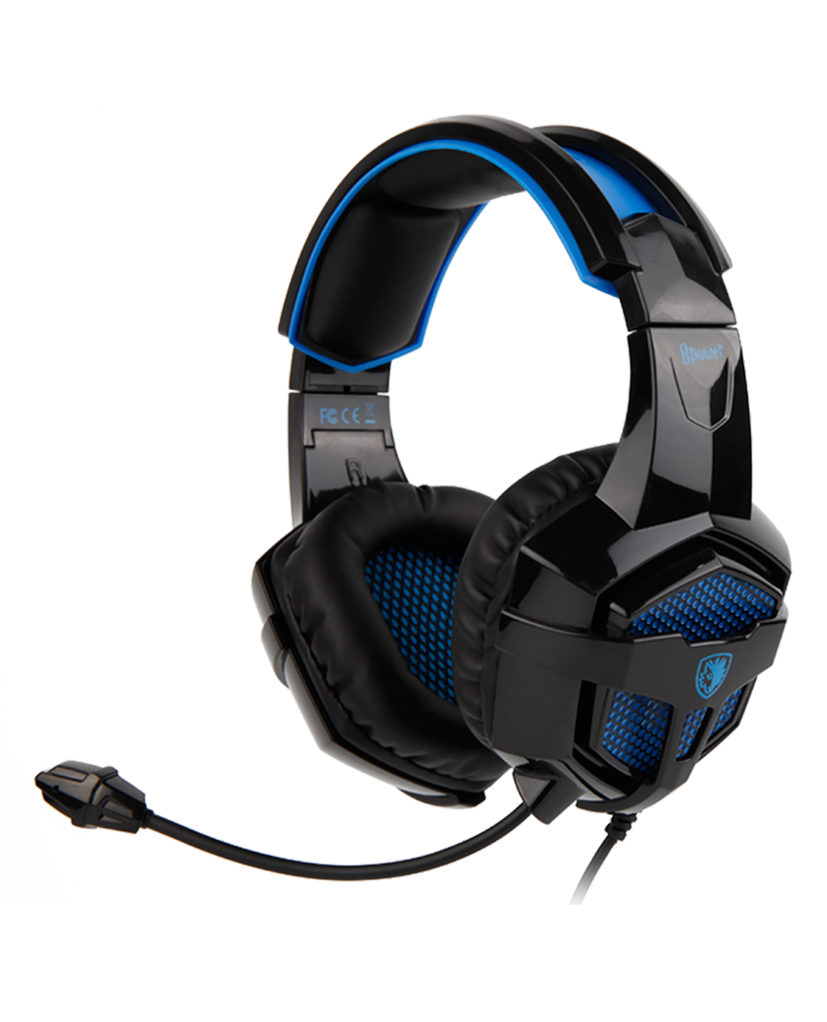 HEADSET PC SADES B POWER NEGRO Y AZUL