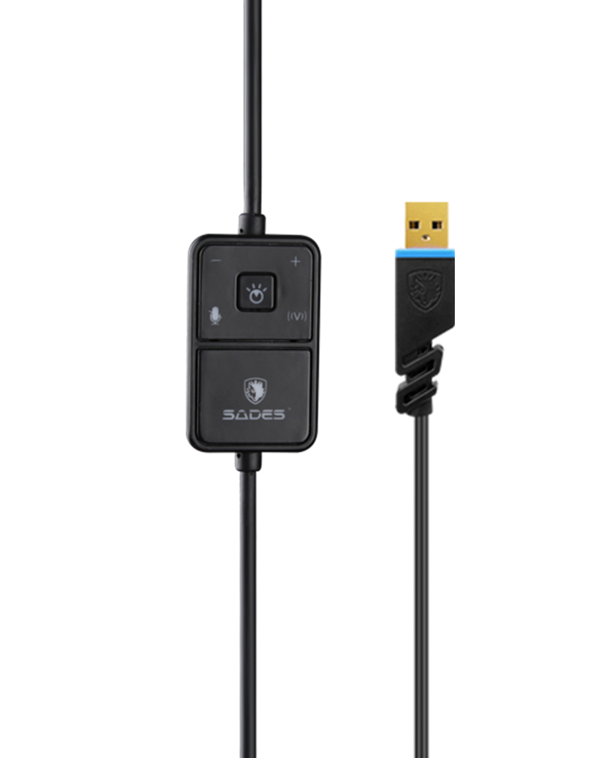 HEADSET PC SADES X POWER PLUS NEGRO Y AZUL - Image 3