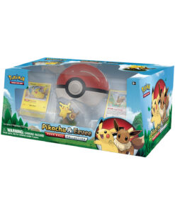 COLECCION POKEMON TRADING CARD GAME PIKACHU AND EEVEE POKE BALL