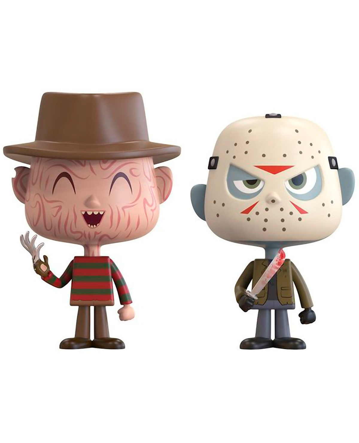 CONJUNTO DE FIGURAS VYNL HORROR FREDDY KRUEGER AND JASON VOORHEES