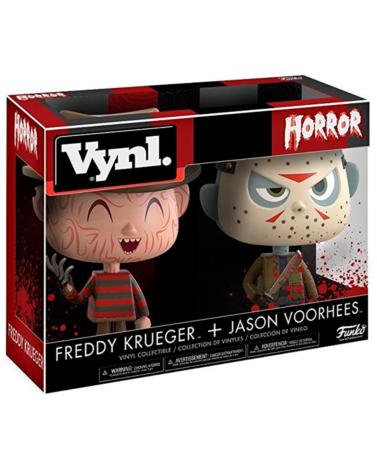 CONJUNTO DE FIGURAS VYNL HORROR FREDDY KRUEGER AND JASON VOORHEES - Image 2