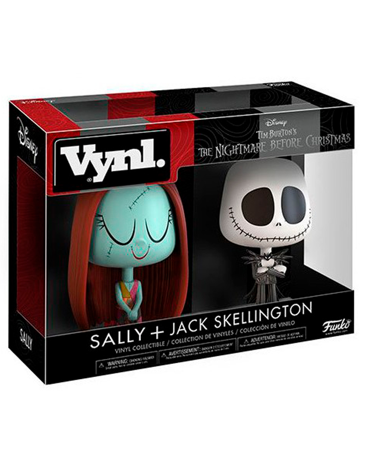 CONJUNTO DE FIGURAS VYNL THE NIGHTMARE BEFORE CHRISTMAS SALLY AND JACK SKELLINGTON - Image 2