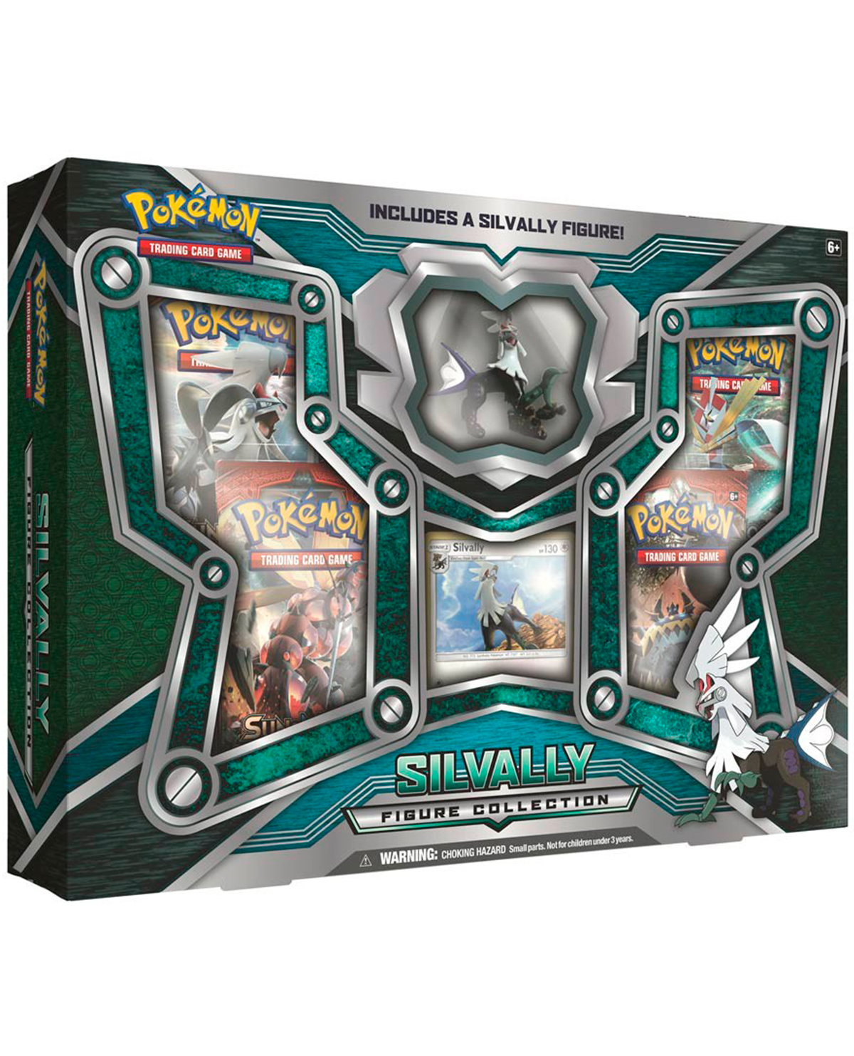 CAJA POKEMON TRADING CARD GAME SILVALLY FIGURE COLLECTION