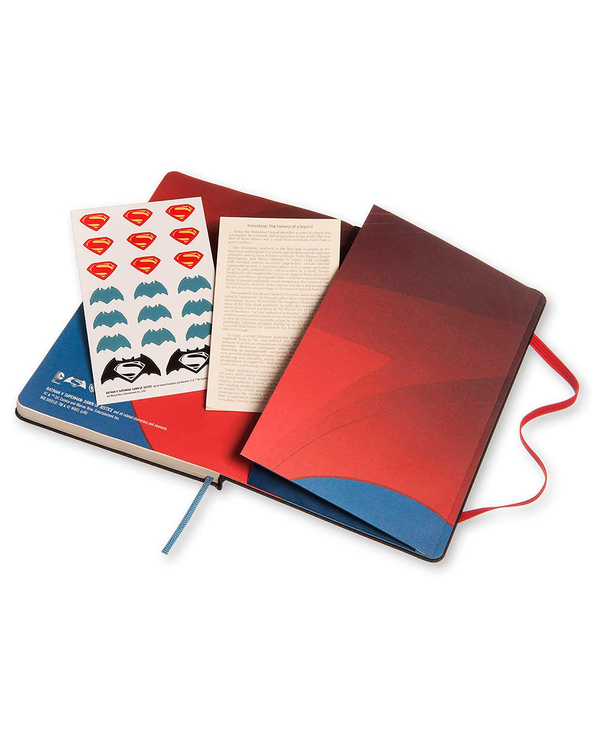 LIBRETA BATMAN V SUPERMAN DAWN OF JUSTICE SUPERMAN EDICION IMITADA NEGRA - Image 2