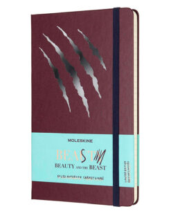 LIBRETA THE BEAUTY AND THE BEAST GARRA EDICION LIMITADA ROJA