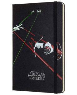 LIBRETA STAR WARS NAVES EDICION LIMITADA NEGRA