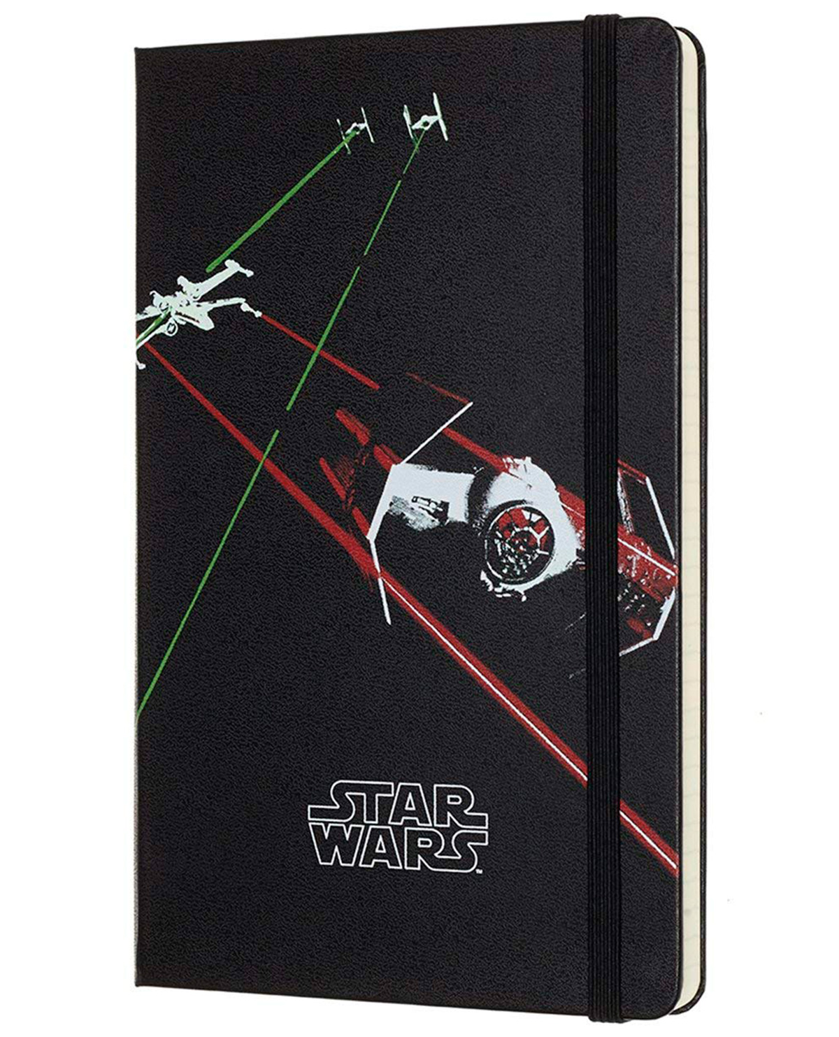 LIBRETA STAR WARS NAVES EDICION LIMITADA NEGRA