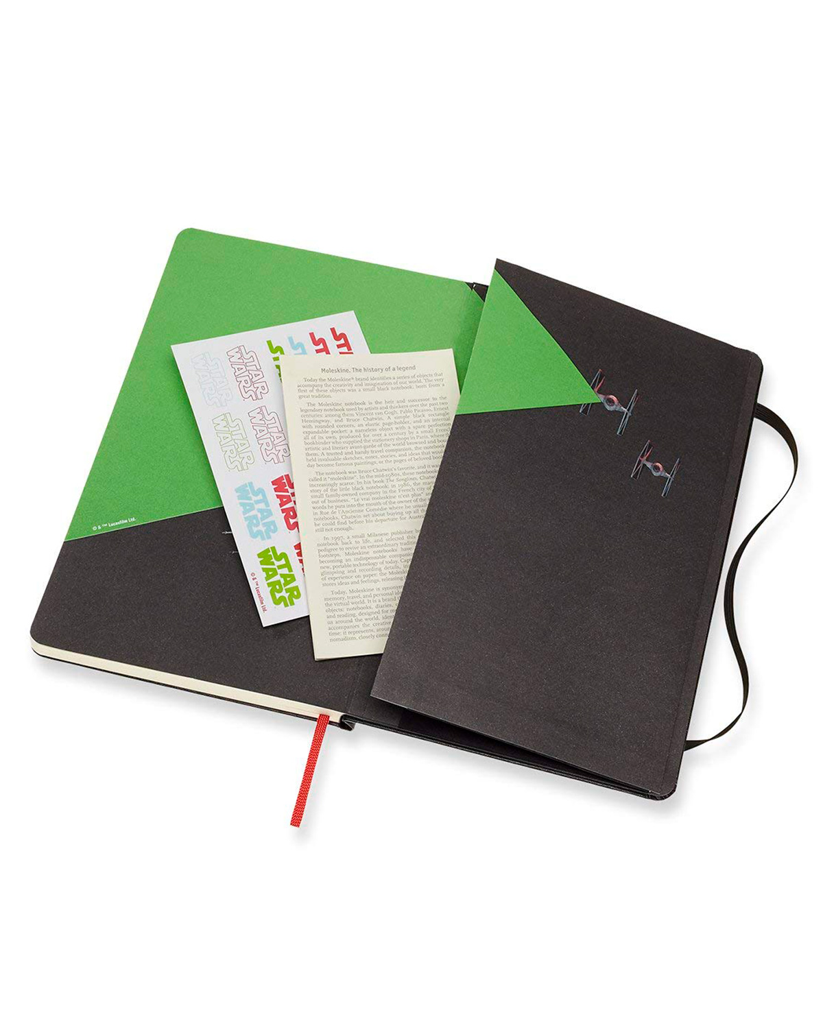 LIBRETA STAR WARS NAVES EDICION LIMITADA NEGRA - Image 3