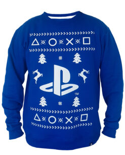 JUMPER PLAYSTATION UGLY SWEATER AZUL MEDIANO