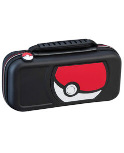 ESTUCHE RIGIDO NINTENDO SWITCH POKEMON POKE BALL NEGRO