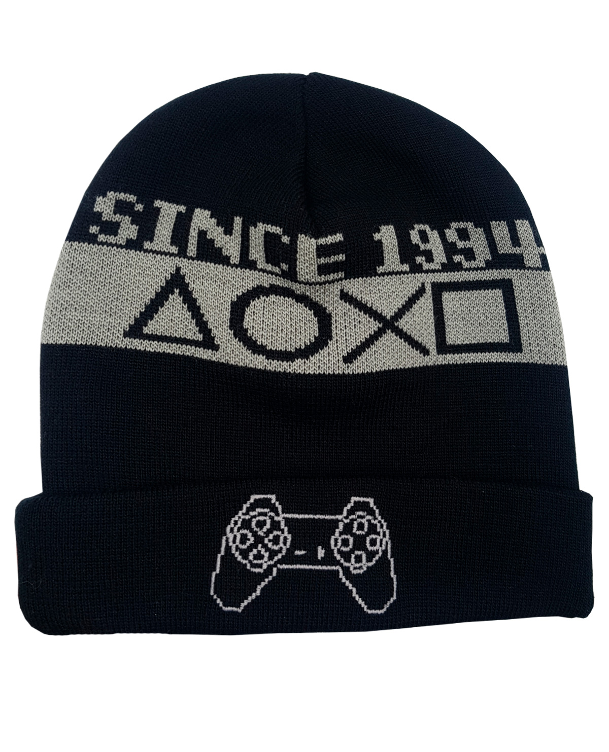 GORRO BEANIE PLAYSTATION ICONOS NEGRO