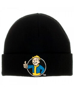GORRO BEANIE FALLOUT VAULT BOY NEGRO