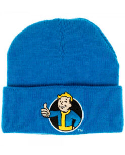 GORRO BEANIE FALLOUT VAULT BOY AZUL