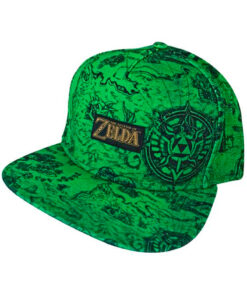 GORRA SNAPBACK THE LEGEND OF ZELDA HYRULE MAP VERDE