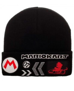 GORRO BEANIE MARIO KART NEGRO