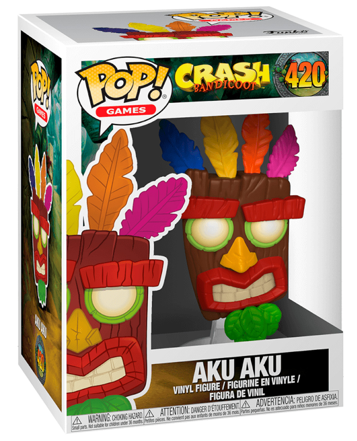 FIGURA POP CRASH BADICOOT AKU AKU - Image 2